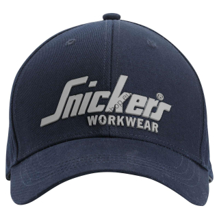 Šiltovka s 3D logom Snickers Workwear tm.modrá