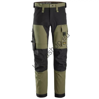 Pracovné nohavice SNICKERS AllroundWork Full Stretch+ khaki